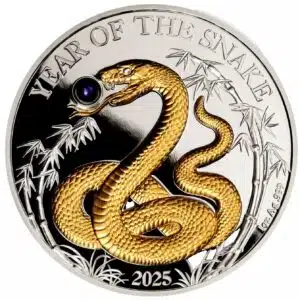 2025 Vanuatu Year of the Snake 1 oz Silver Proof Coin