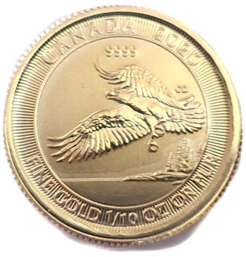 2020 Canada 1/10 oz Gold Bald Eagle $5 Coin .9999