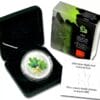 2002 Canadian $5 Coloured Silver Maple Leaf: Spring 1 oz Fine Silver Coin
