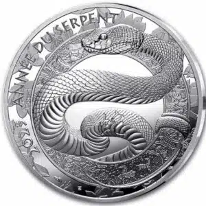 2025 France Silver 10 euro Year of the Snake HR Proof Coin