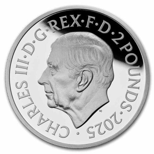 2025 UK Britannia 1 oz Silver Proof .999 Fine - Image 2