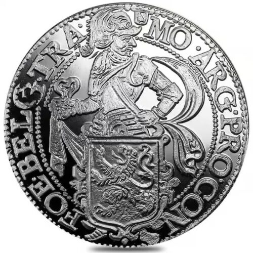 2017 Netherlands Silver 1 oz Lion Dollar BU Coin - Restrike - Image 2