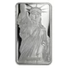 1 oz silver bar statue of liberty mtb ma 186566 label