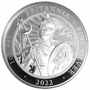 2022 UK Britannia 1oz Silver Proof Coin .999 Fine