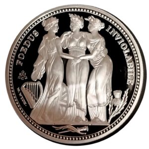 2021 Saint Helena Three Graces 1 oz Silver Proof Coin - EIC