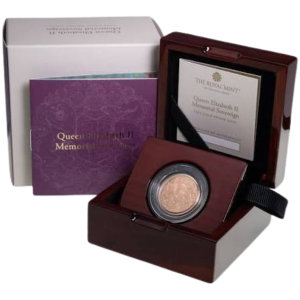 2022 Great Britain Gold Memorial Sovereign Proof- Box & CoA -