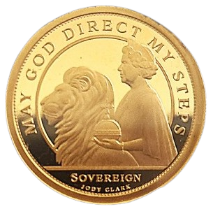 2021 Alderney Queen Elizabeth II_95th Anniv Gold Sovereign Pf