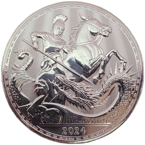 2024 British St. George & The Dragon 1oz Silver Coin Royal Mint