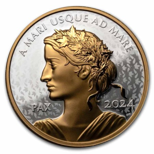 2024 CanadIan Peace Dollar 1 oz Silver Proof Coin UHR