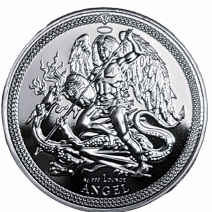 2024 Isle of Man 1 oz Silver Angel Coin .999 Fine Silver