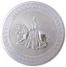 2023 Tristan da Cunha 2oz Silver Una and the Lion Coin