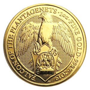 2019 British 1/4 oz Gold Queen's Beasts The Falcon