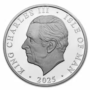 2025 isle of man 2 coin silver angel premium bu reverse proof set 315687 rev