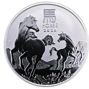 2026 Australia Lunar Series III: 1oz Silver Year of the Horse Coin