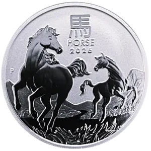 2026 Australia Lunar Series III: 1oz Silver Year of the Horse Coin
