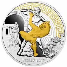 2024 Niue Theseus 1 oz Silver Proof Coin – Mint of Poland
