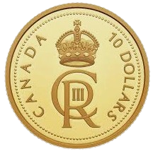 2023 Canada Gold King Charles III Royal Cypher $10 Coin