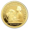 2021 alderney gold sovereign elizabeth ii 95th birthday proof abs 1