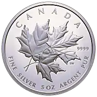 2025 Canada Triple Maple Leaf 5 oz Silver NGC Gem-Proof