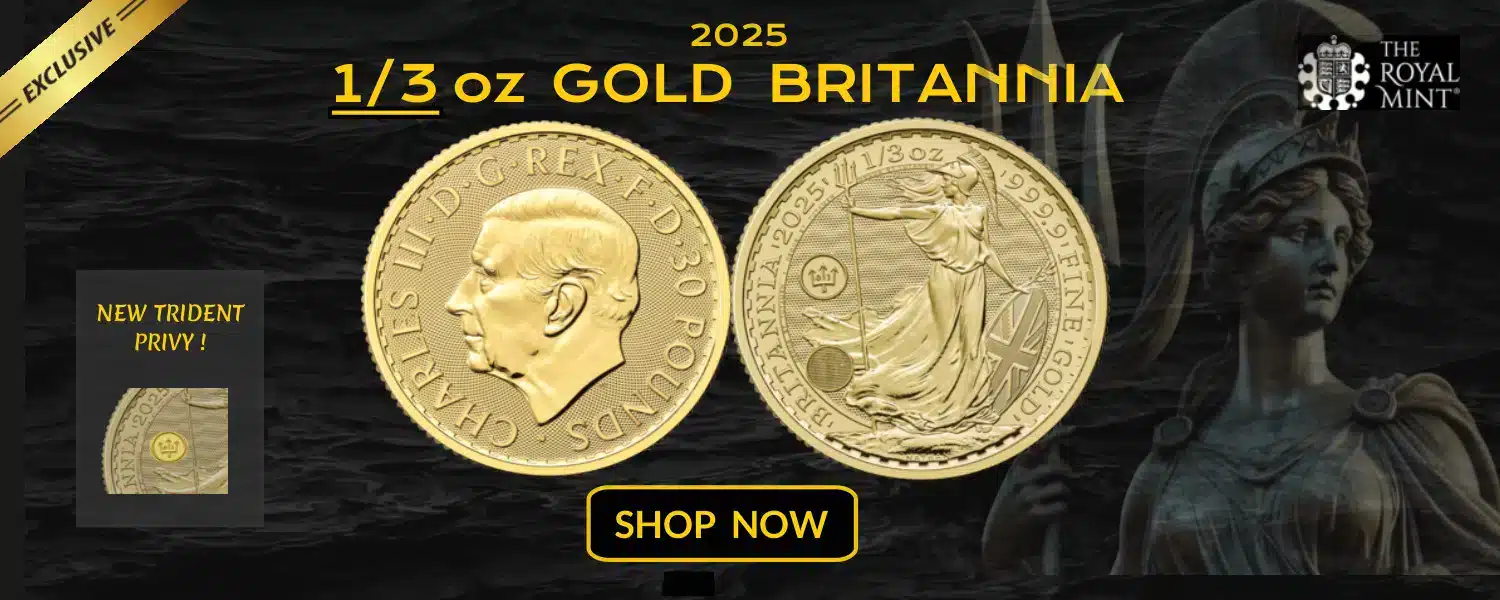 2025 britannia 1 3 ounce gold coin abs bullion 1 abs bullion
