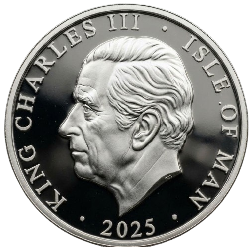 2025 Isle of Man Silver 1oz Angel Proof 2-Coin Set 3 2025 Isle of Man Silver 1oz Angel Proof 2-Coin Set - Image 3