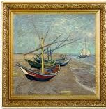 2023 Vincent Van Gogh 1 oz Silver Coin Fishing Boats