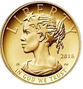 2018 W 1/10 oz American Liberty Proof $10 Gold Coin