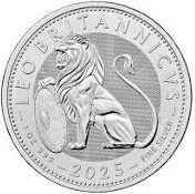2025 UK 1 oz Silver British Lion Coin proof like
