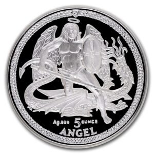 2013 isle of man 5 oz silver angel pf 69 ucam ngc high relief 208175 obv 1