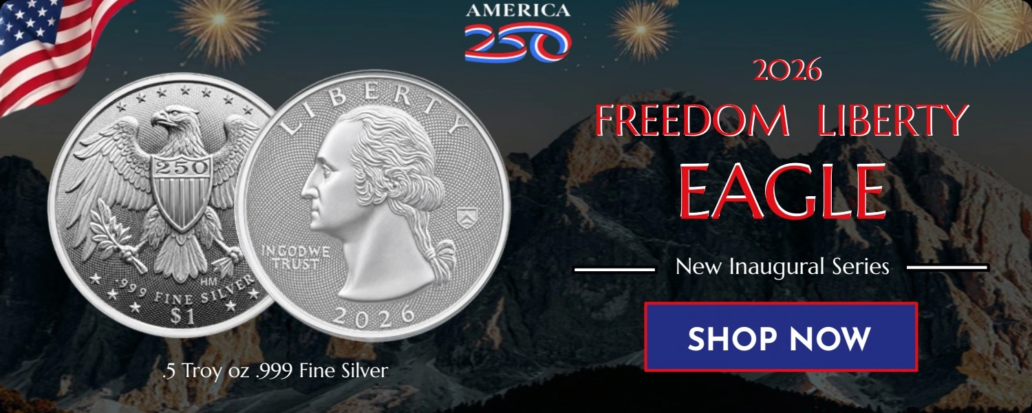 freedom liberty eagle 0.5oz silver coin rev abs bullion
