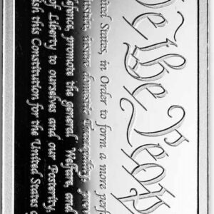 2026 1 oz Silver Bar - American Constitution BU
