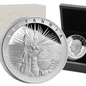 2025 British 5 oz Silver Britannia Proof GEM BU