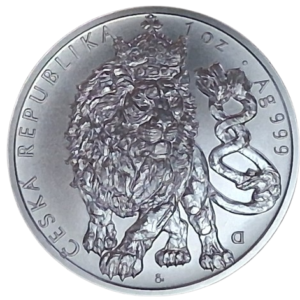 2026 Niue 1 oz Silver Czech Lion .999 Fine
