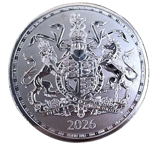 2026 Great Britain 1 oz Silver The Royal Arms BU 1 2026 Great Britain 1 oz Silver The Royal Arms BU