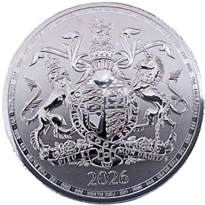 2026 Great Britain 1 oz Silver The Royal Arms BU