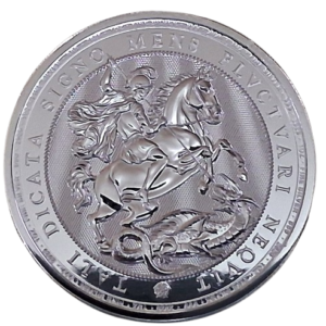 2026 Great Britain 1 oz Silver St. George and the Dragon BU