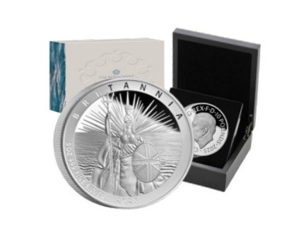 2025 British 5 oz Silver Britannia Proof GEM BU
