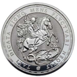 2026 Great Britain 1 oz Silver St. George and the Dragon BU