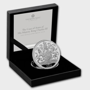 2025 Coat Of Arms Five Pound Silver Proof Coin
