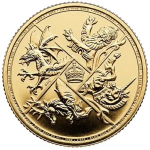2026 Great Britain Four Nations 1/4 oz Gold Coin BU