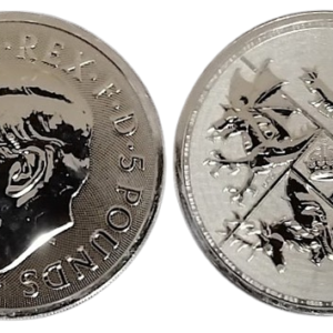 2026 UK 2 oz Silver Four Nations Coin Bu .9999